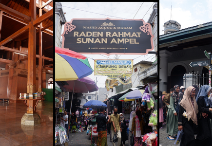 Ikut Anak-Anak HS Wisata Religi ke Masjid Sunan Ampel