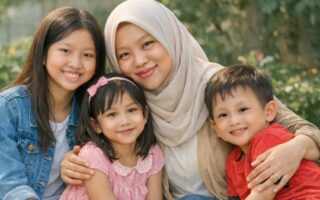 Pelangi di Balik Rutinitas sebagai Ibu Tiga Anak