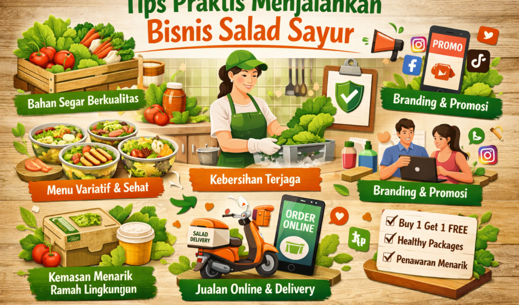 Tips Jualan Salad Sayur